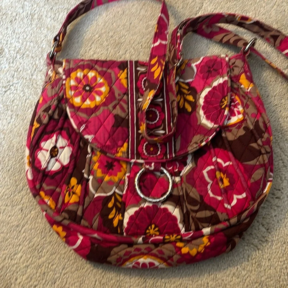 Vera Bradley Carnaby Saddle Bag - Picture 1 of 5